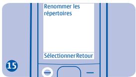 NOKIA 1800 - Enregistrer un nom et un numéro - 27