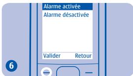 NOKIA 1800 - Définir un rappel - 6