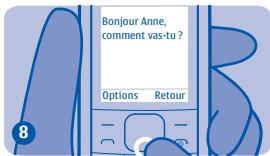 NOKIA 1800 - Envoyer et recevoir des messages - 9