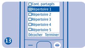 NOKIA 1800 - Enregistrer un nom et un numéro - 23