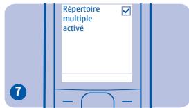 NOKIA 1800 - Enregistrer un nom et un numéro - 17