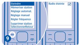 NOKIA 1800 - Écouter la radio - 8
