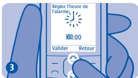 NOKIA 1800 - Régler une alarme - 2