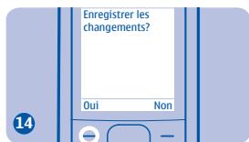 NOKIA 1800 - Enregistrer un nom et un numéro - 25