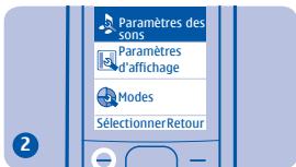 NOKIA 1800 - Enregistrer un nom et un numéro - 30