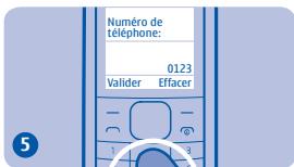 NOKIA 1800 - Enregistrer un nom et un numéro - 6