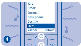 NOKIA 1800 - Enregistrer un nom et un numéro - 34