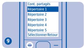 NOKIA 1800 - Enregistrer un nom et un numéro - 20
