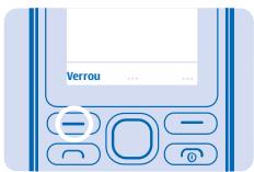 NOKIA 108 DUAL SIM - Verrouiller ou déverrouiller les touches - 2