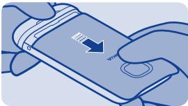 NOKIA ASHA 311 - Fixer une dragonne - 1