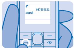 NOKIA 106 - Émettre ou répondre à un appel - 3