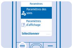 NOKIA 106 - Modifier la sonnerie - 1