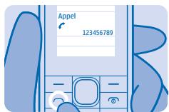 NOKIA 106 - Émettre ou répondre à un appel - 2