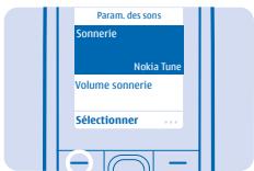 NOKIA 106 - Modifier la sonnerie - 2