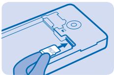 NOKIA 515 - Insérer une carte mémoire - 3