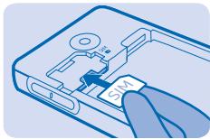 NOKIA 515 - Insérer une carte SIM et la batterie - 3
