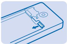 NOKIA 515 - Insérer une carte mémoire - 4