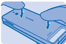 NOKIA 515 - Insérer une carte SIM et la batterie - 5