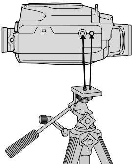 JVC GR-DVL20 - Fixation de la bandoulière - 1