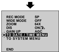JVC GR-DVL20 - Menu - 1