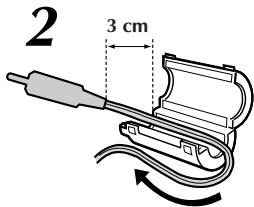 JVC GR-DVL20 - Fixation du filtre en ligne - 1