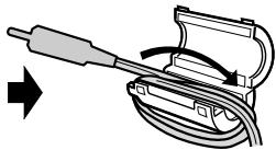 JVC GR-DVL20 - Fixation du filtre en ligne - 2