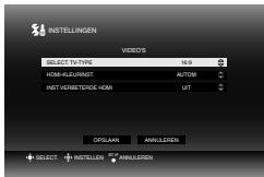 JVC CU-VD40 - Selecteer "SELECT. TV-TYPE". - 2