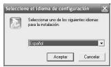 JVC CU-VD40 - Revise el idioma seleccionado y haga clic en “Aceptar” para confirmarlo. - 1