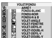 VOLET/FONDU ARRÊT Wk FONDU-BLANC Bk FONDU-NOIR BW FONDU-N & B VOLET-ANGLE VOLET-FENETRE VOLET-DEFIL-H VOLET-DOUBL-H VOLET-DEFIL-V VOLET-DOUBL-V