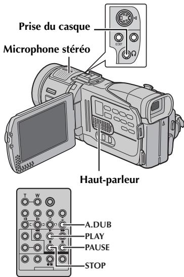 JVC GR-DV500E - Doublage audio - 1