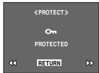 JVC GR-DV500E - Pour protéger le fichier actuellement affiché - 2