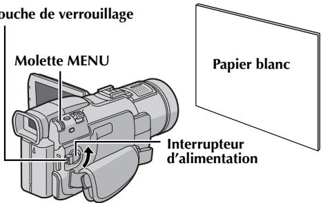 JVC GR-DV500E - Réglage de la balance des blancs manuelle - 1