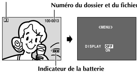 JVC GR-DV500E - Suppression de l'affichage sur écran - 1