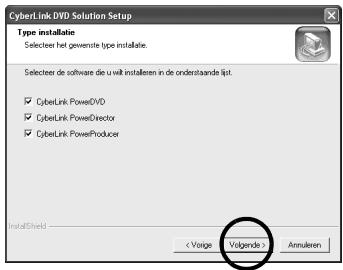 JVC GZ-MG77 - Selecteer de programma's die u wilt installeren en klik op [Volgende]. - 1