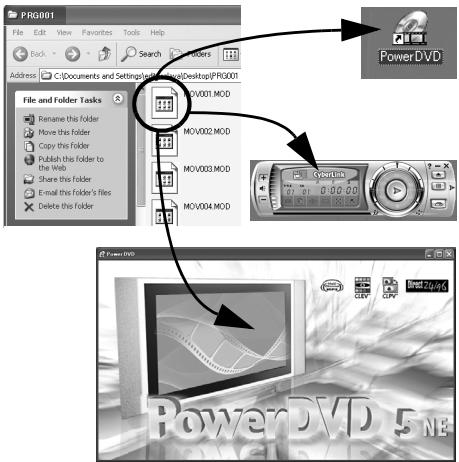 JVC GZ-MG77 - Anzeige von Video als Einzeldatei - 1