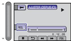 AJUSTER (DEPUIS ICI) REGL 0 : 12 : 05 FIN