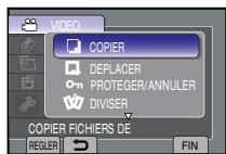 VIDEO COPIER DEPLACER PROTEGER/ANNULER DIVISER COPIER FICHIERS DE REGLER FIN
