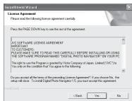 JVC GZ-HM200 - Cliquer sur [Yes]. - 1