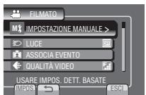 JVC GZ-MS125 - Impostazione manuale sul Menu - 1
