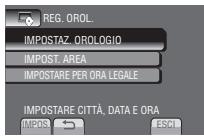 JVC GZ-MS125 - Selezionare [IMPOSTAZ. OROLOGIO]. - 1