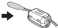 JVC GZ-MS125 - Fixer le filtré à noyau de ferrite - 4