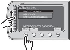 JVC GZ-MS125 - Selezionare [IMPOSTAZ. OROLOGIO] - 1