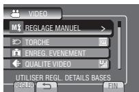 JVC GZ-MS125 - Réglage manuel dans menu - 1