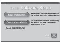 JVC GZ-MS125 - Cliquez sur [Easy Installation]. - 1
