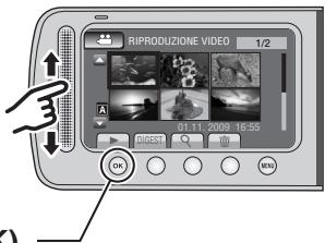 JVC GZ-MS125 - Selezionare il file desiderato - 1