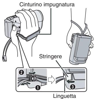 JVC GZ-MS125 - Regolazione dell'impugnatura - 1