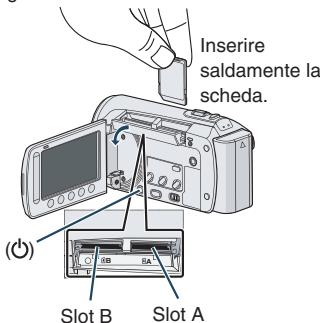 JVC GZ-MS125 - Inserire la scheda SD - 1