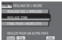 JVC GZ-MS125 - Sélectionnez [REGLAGE ZONE]. - 1