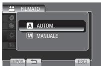 JVC GZ-MS125 - Selezionare il menu desiderato. - 2