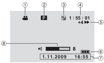 JVC GZ-MS125 - Durante la Riproduzione di Filmati - 1